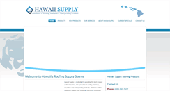 Desktop Screenshot of hawaiiroofingsupplies.com