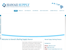 Tablet Screenshot of hawaiiroofingsupplies.com